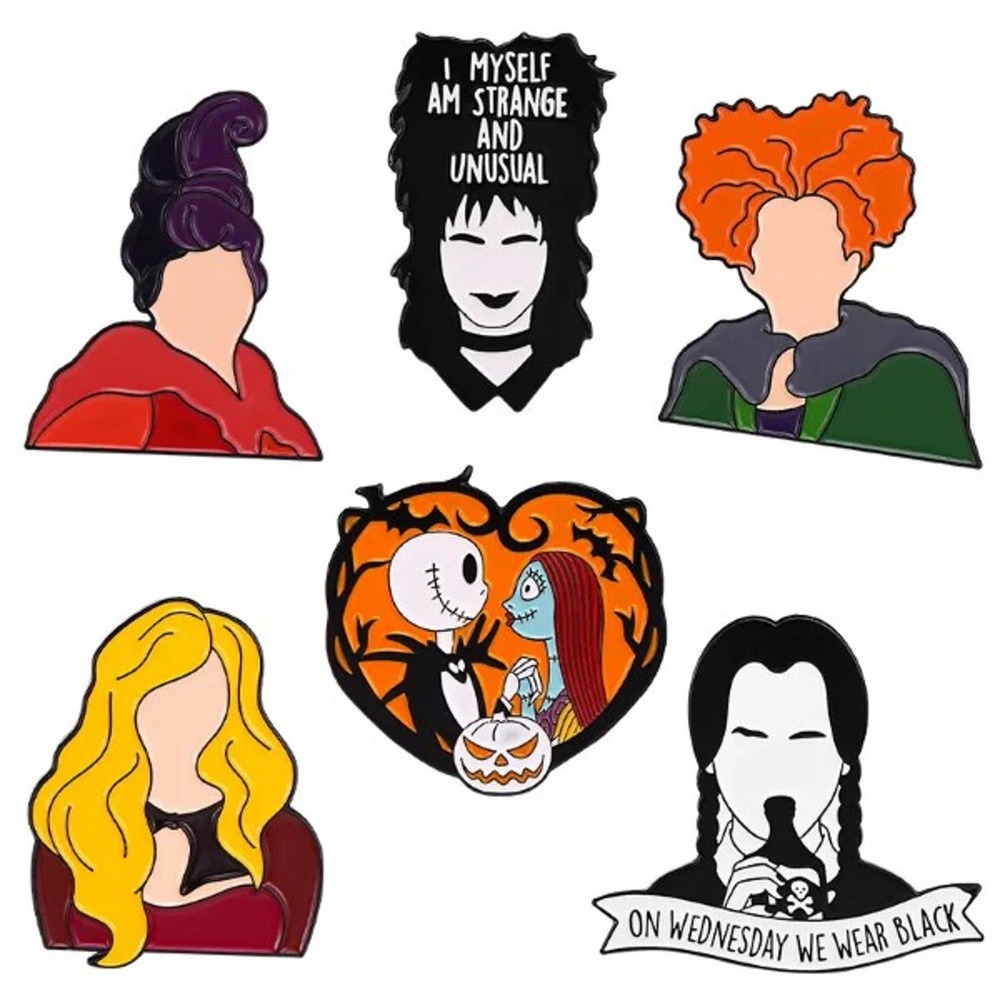 Unbranded Enamel Pin Unisex OS Multicolor Excellent Halloween Spooky - Picture 3 of 4